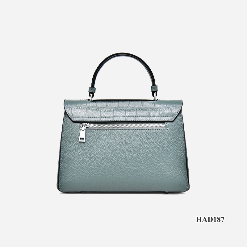 Samdo: Balo kiêm túi xách nữ da thật cao cấp  - Chính hãng Huada - thời trang công sở sang trọng, đi làm đi chơi HAD187