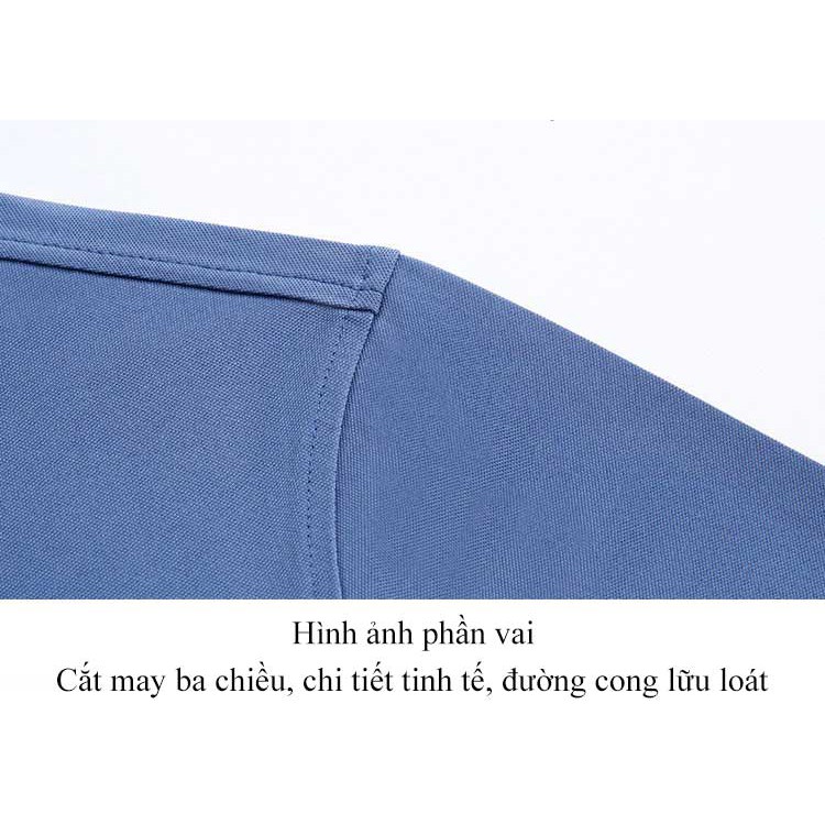 Áo thun polo tay ngắn màu trơn phong cách đơn giản cho nam | BigBuy360 - bigbuy360.vn