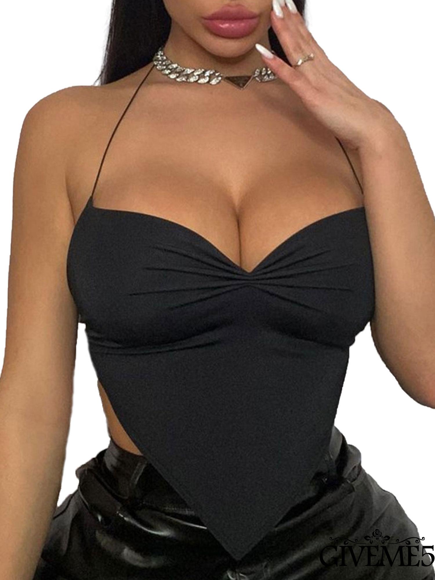 Áo Nữ Không Tay Cổ Chữ V Thời Trang Quyến Rũ Gợi Cảm | BigBuy360 - bigbuy360.vn