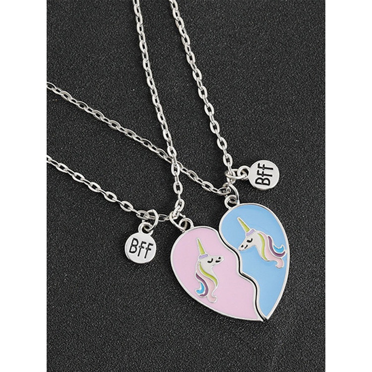 flowersqueen Vòng cổ Hợp Kim Mặt Hình Kỳ Lân Xinh Xắn Cho Nữ