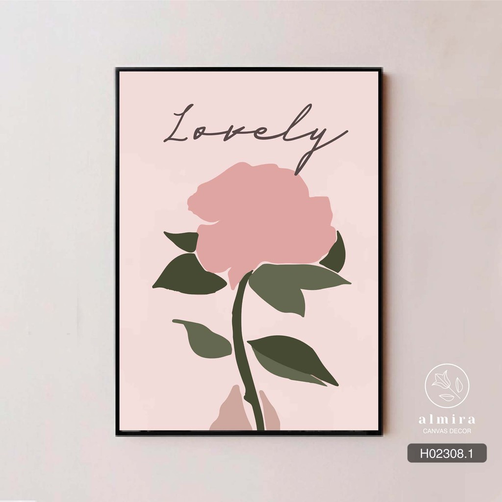 💄 Tranh cô gái bằng vải canvas siêu nhẹ treo phòng ngủ tặng đinh treo 3 chân[H023] | BigBuy360 - bigbuy360.vn