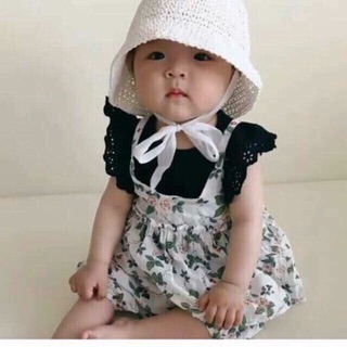 Mũ giả cói cho bé