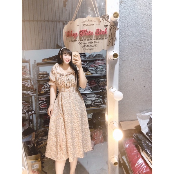 (Bigsize 6095kg)VÁY XẺ TÀ FORM DÀI BIGSIZE By Thiên bình | BigBuy360 - bigbuy360.vn