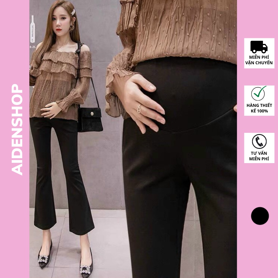 Quần bầu công sở thời trang Aidenshop quần bầu ống loe mùa hè