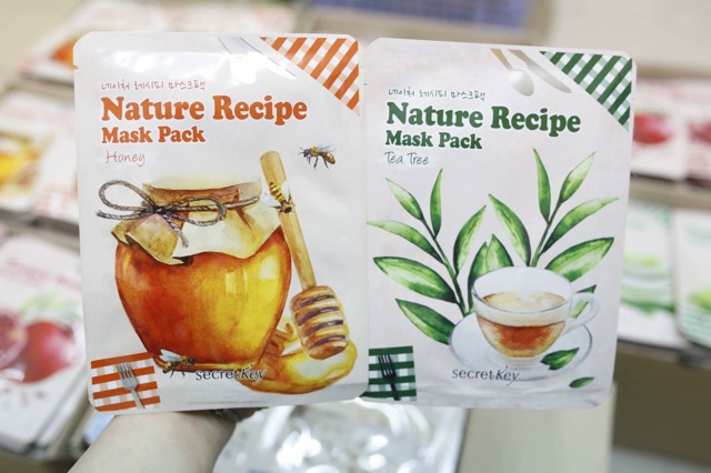 Mặt Nạ Dưỡng Da Secret Key Nature Recipe Mask Pack