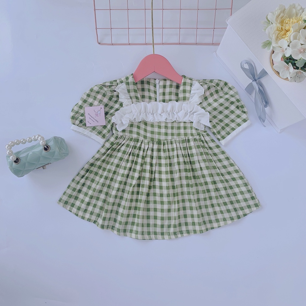 Đầm Bé gái  BABYSTORE88 - Váy Bé Gái - Đầm Công Chúa Hàng Thiết Kế VNXK v70