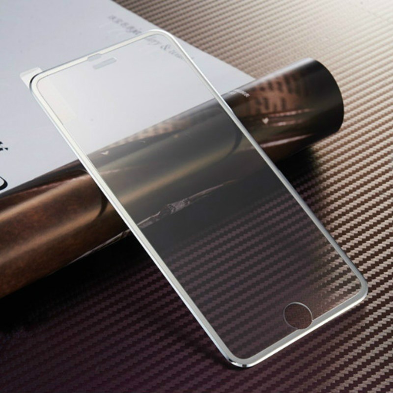 Kính cường lực nhiều màu viền kim loại thích hợp cho iPhone 5 5s se 6 6s 7 8 plus X XR XS MAX 11 PRO MAX