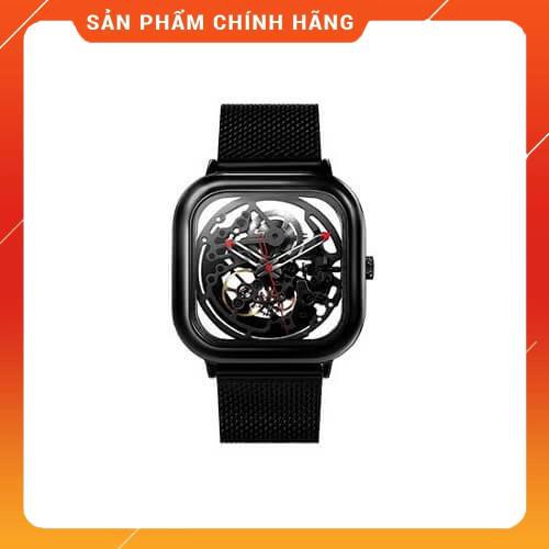 Đồng hồ Nam Xiaomi Ciga Design màu đen (Phiên bản 2 dây đeo) 1 dây kim loại, 1 dây da