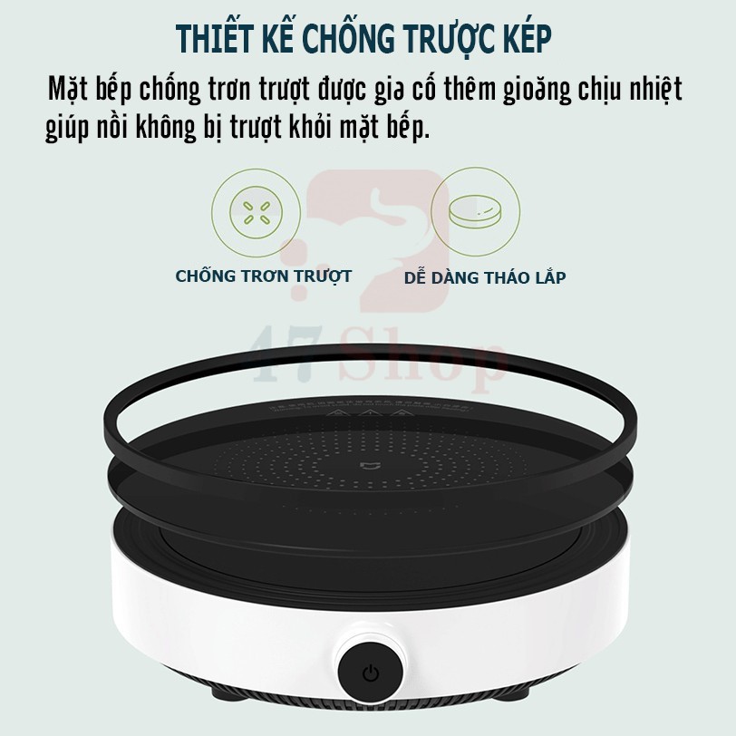 [Mã 1512ELSALE hoàn 7% đơn 300K] Bếp điện từ Mijia DCL002CM Youth Version - Bếp từ Xiaomi Youth Lite