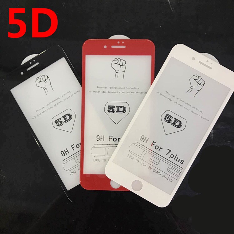 Kính Full 5D cho Iphone 6/6s, 6 Plus/6s Plus, 7/7Plus, 8/8Plus, iphone X / Xs / Xr / Xs max, Iphone 11 11pro 11 pro max