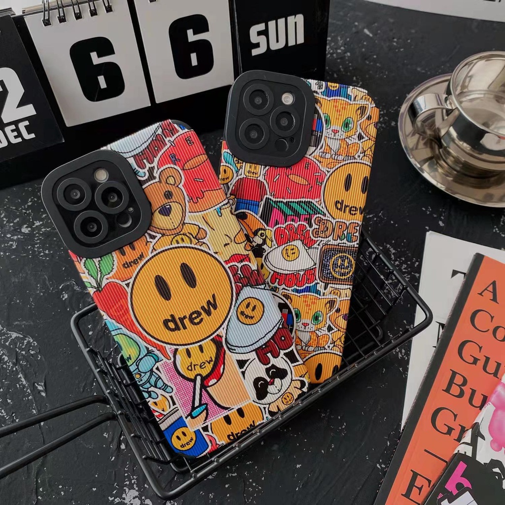 Ốp Điện Thoại Mềm Hình Mặt Cười Cho Iphone 14 pro max 13 iPhone11promax 12 / xs / xr