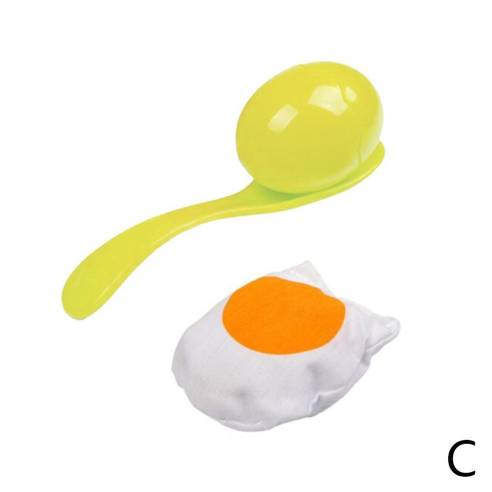 Bộ Đồ Chơi Cân Bằng Trứng Giáo Dục Sớm Cho Bé Dụng Cụ Tập Chạy Hình Quả Trứng R4W8