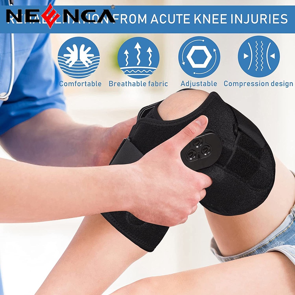 Neenca Đai Quấn Bảo Vệ Đầu Gối Có Thể Điều Chỉnh Được Giúp Giảm Đau Khớp ACL PCL Meniscus Xé