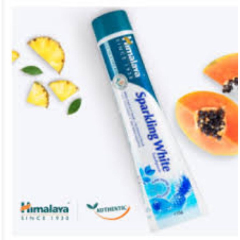 💕⚘ Kem đánh răng TRẮNG SÁNG LẤP LÁNH _ Himalaya sparkling white toothpaste 100g ⚘💕