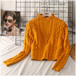 ÁO LEN MÙA ĐÔNG CROPTOP