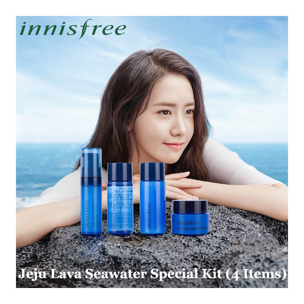 [ CHÍNH HÃNG ] Bộ Dưỡng Da INNISFREE JEJU LAVA SEAWATER 4 ITEMS ( BEST SELLER )