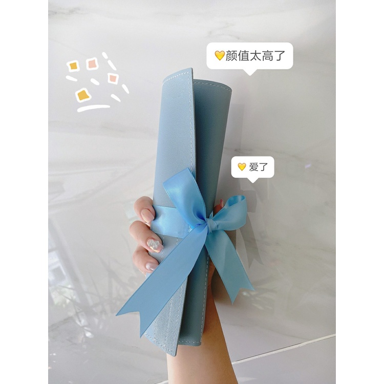 Bộ Cọ Trang Điểm Cá Nhân Nhập Xịn 10 Cây Kèm Bao Da Xanh Pastel Đậm Đủ Chức Năng