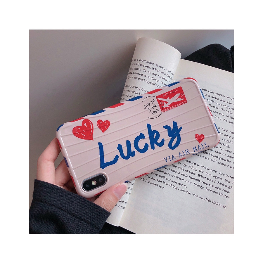 Ốp Điện Thoại In Chữ Lucky Xinh Xắn Cho Iphone Xs Max / Xr | BigBuy360 - bigbuy360.vn