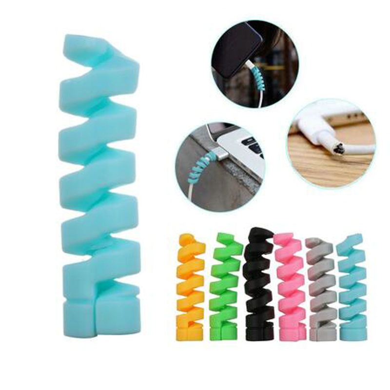 Dụng Cụ Sắp Xếp Dây Cáp Gọn Gàng Tiện Dụng &amp;amp; Giá Đỡ Cuộn Dây Cáp Sạc/Tai Nghe Bằng ABS Tiện Dụng