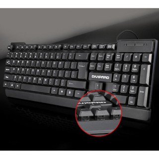 Bàn phím có dây usb divipard d310 pc19