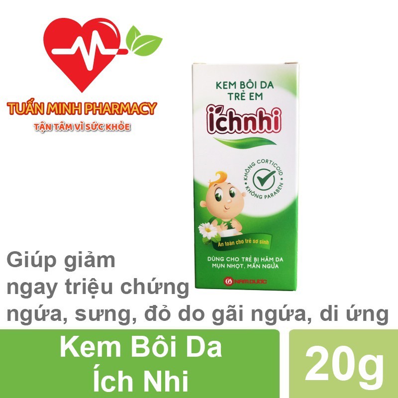 Kem Bôi Da Ích Nhi - Giúp giảm ngay triệu chứng ngứa, sưng, đỏ do gãi ngứa, dị ứng. Làm mờ và làm dịu vết muỗi đốt