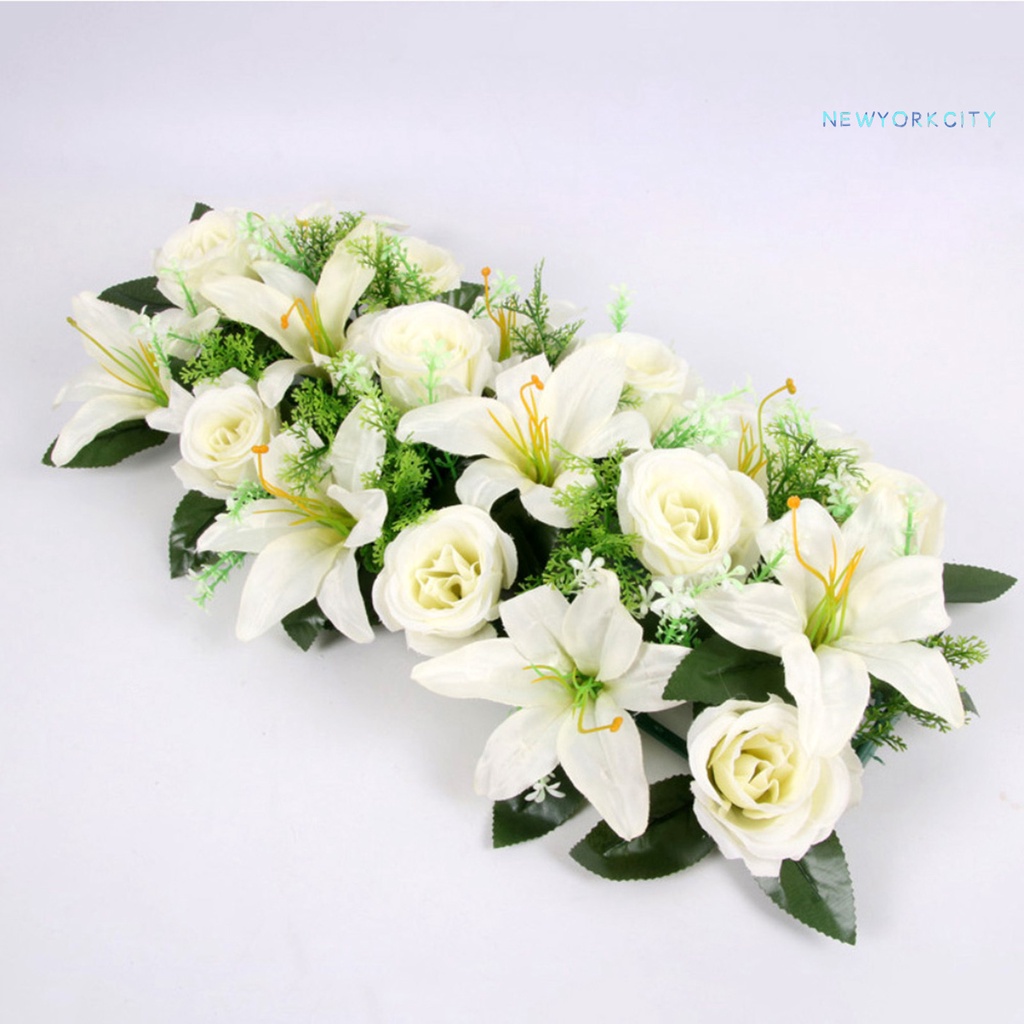 Bộ 18 Bông Hoa Hồng Nhân Tạo Thiết Kế Tinh Tế Thời Trang DIY