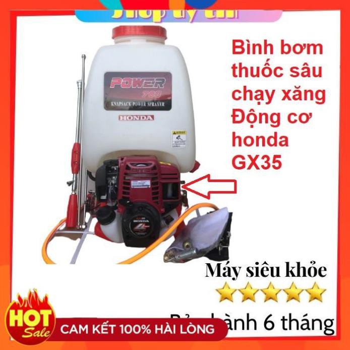 [Hàng Tốt] Máy bơm thuốc sâu chạy xăng Honda GX35 động cơ 4 thì