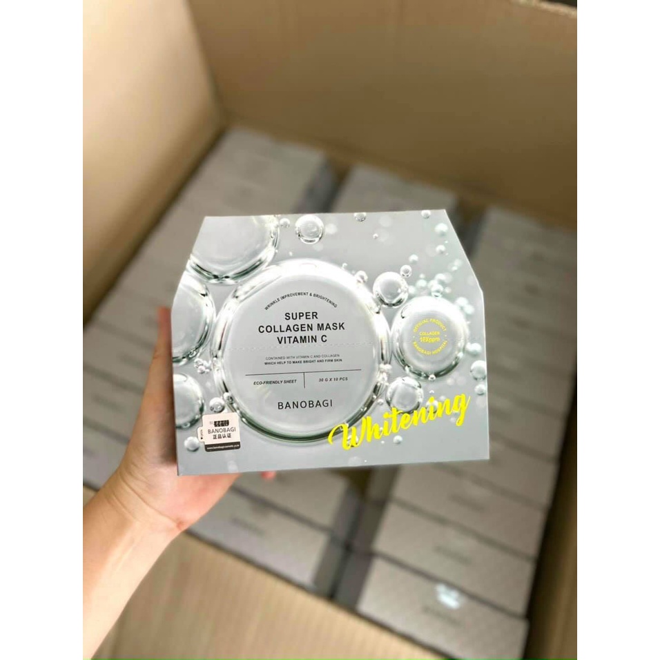 Hộp 10 Miếng Mặt nạ Banobagi Super Collagen
