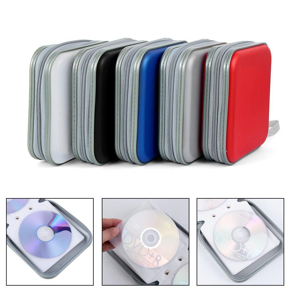 GOGOUP Hộp Đựng Đĩa CD DVD 40 Ngăn Hai Mặt Tiện Lợi