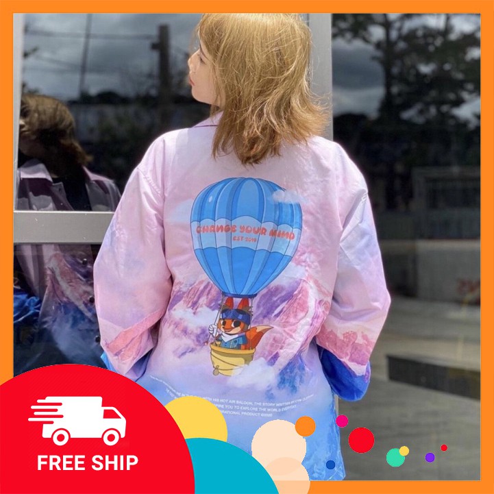 [HOT] ÁO KHOÁC DÙ 2 LỚP HỌA TIẾT MÀU LOANG 3D NỮ NAM COULE 2020 | BigBuy360 - bigbuy360.vn