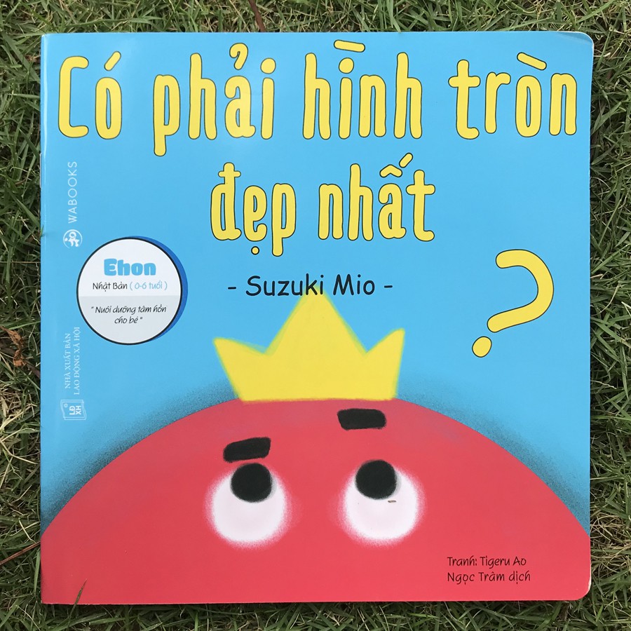 Sách - Ehon Hình khối - Có phải hình tròn đẹp nhất (0-6 tuổi)