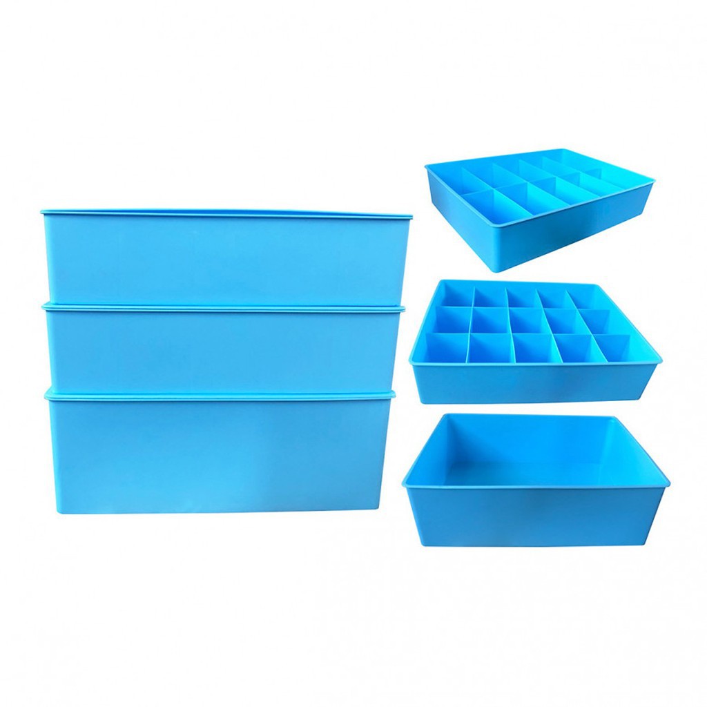 Bộ 3 khay đựng áo ngực, đồ lót, tất,thắt lưng đa năng nhiều ngăn
