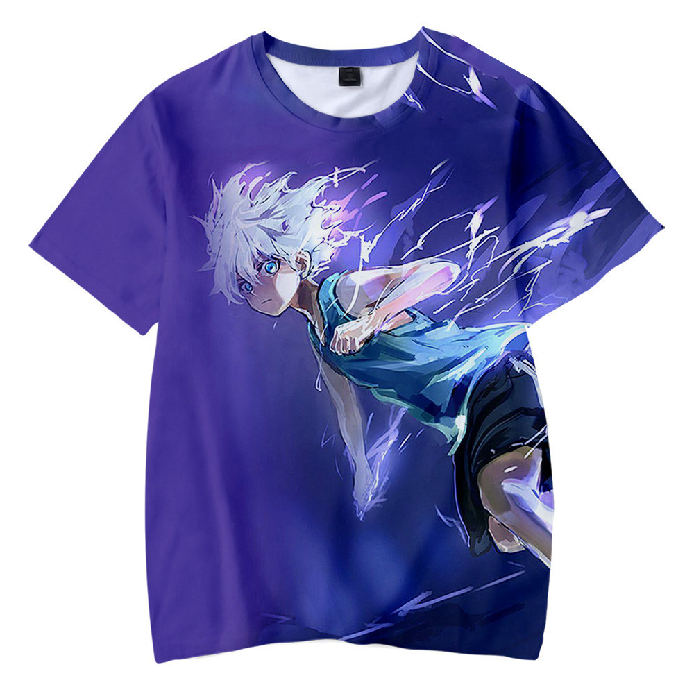 HUNTER×HUNTER T-shirt Cosplay Short Sleeve Tops Apparel FREECSS Hisoka Tee Shirt Chopper Casual Plus size 2021