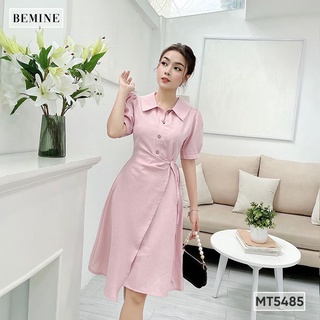 Đầm đắp tà cổ polo BEMINE MT5485