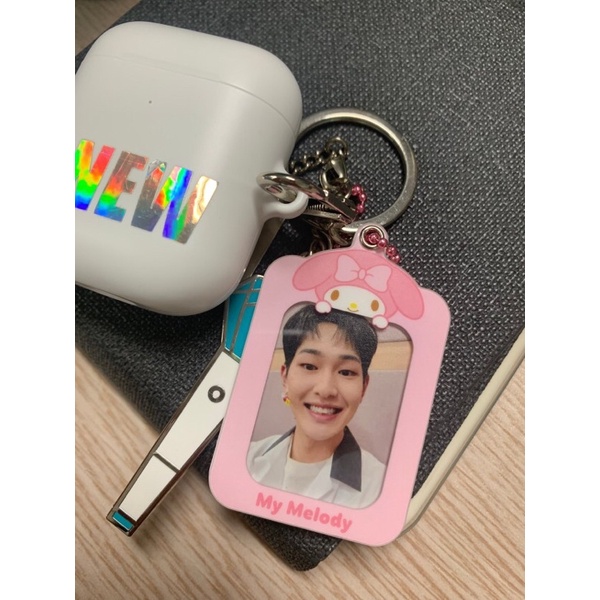 ID CARD HOLDER KEYRING MÓC KHOÁ ĐỰNG ẢNH THẦN TƯỢNG SANRIO HÀN QUỐC