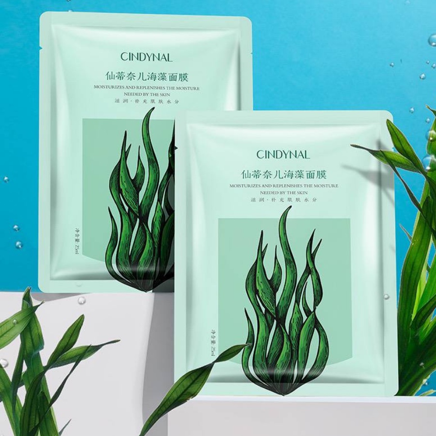 [N122] Mặt nạ Tảo biển cấp nước kiềm dầu và làm sáng da Seaweed brightening hydating Mask