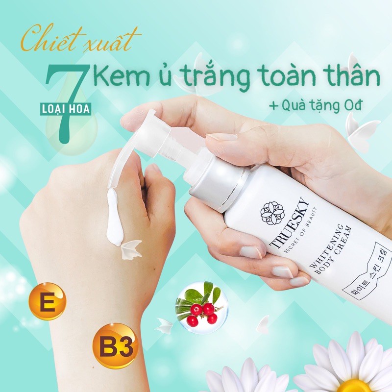 [Tặng Quà 0đ] Kem Ủ Trắng Toàn Thân Cấp Tốc Hiệu Quả Trúekey 100ml Mã VN1632