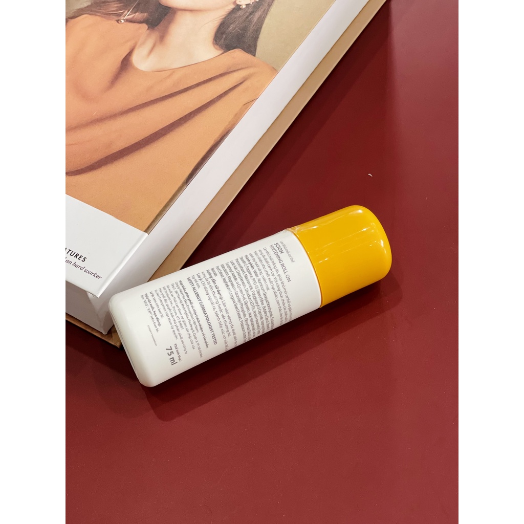 Lăn Khử Mùi NuSkin Scion Pure White Roll Giảm Mùi Cơ Thể, Làm Sáng Vùng Da