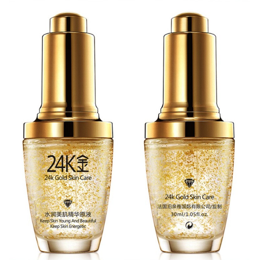 Serum dưỡng trắng da tinh chất vàng 24k 30ml Bioaqua