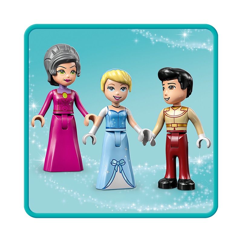Đồ Chơi LEGO Lâu Đài Công Chúa Lọ Lem Và Hoàng Tử 43206 (365 chi tiết)