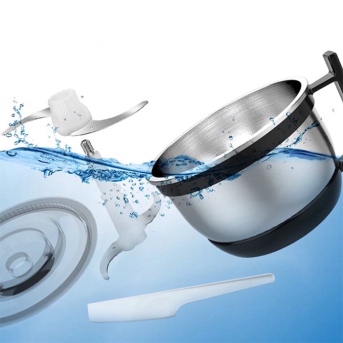 Máy xay thịt SOKANY 600W cối 3L Inox - Máy xay thực phẩm đa năng, xay sinh tố thịt cá,xay rau củ quả