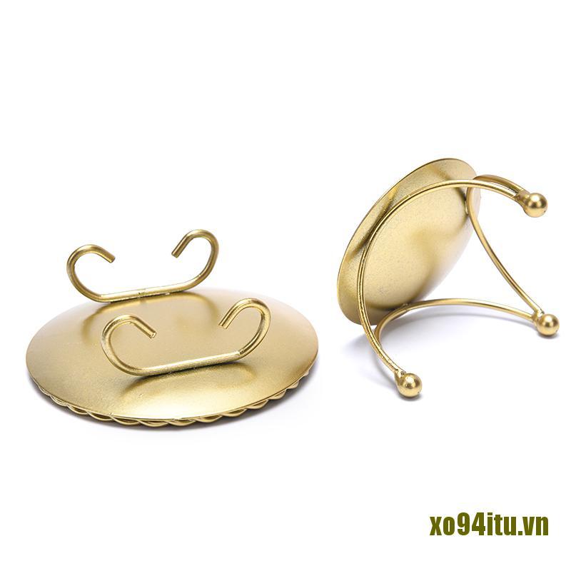 Giá Đỡ Nến Hình Tròn Bằng Sắt Phong Cách Retro xo94itu