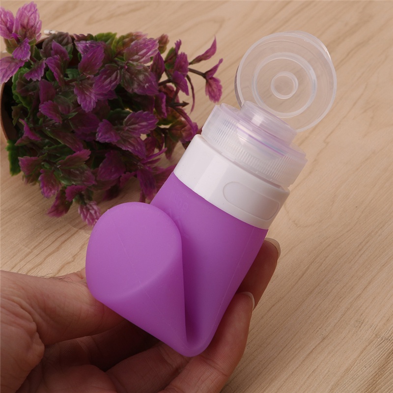 Chai Silicone 60ML Đựng Dầu Gội Tiện Dụng Khi Đi Du Lịch