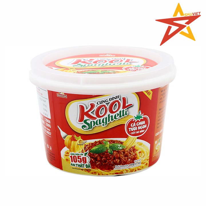 Mì Cung Đình Kool Sợi khoai tây Sốt Spaghetti thịt bò bằm