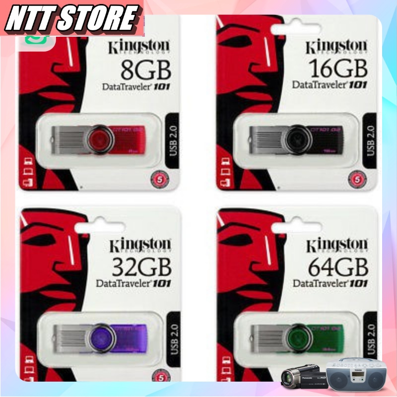 Usb KT hàng nhập khẩu mới 100%  8gb / 16gb / 32gb / 64gb  chuẩn 2.0  bảo hành 12 tháng (giao mẫu ngẫu nhiên) - NTT Store