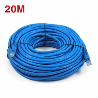 Cáp mạng (Lan) 20 mét đúc sẵn 2 đầu (xanh)