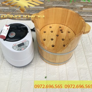 THÙNG GỖ XÔNG ĐẦU DƯỠNG SINH GỖ THÔNG