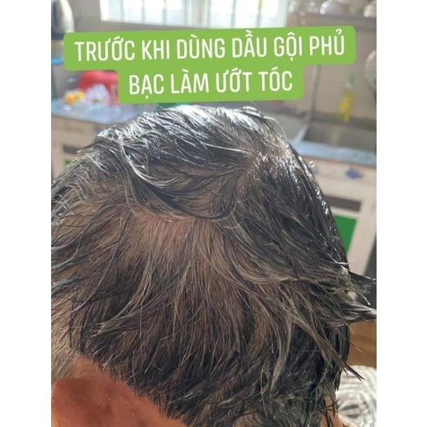 Dầu gội phủ bạc sin hair- Số 1 Nhật Bản- Nhuộm nâu, nhuộm đen, lên màu tự nhiên 100%