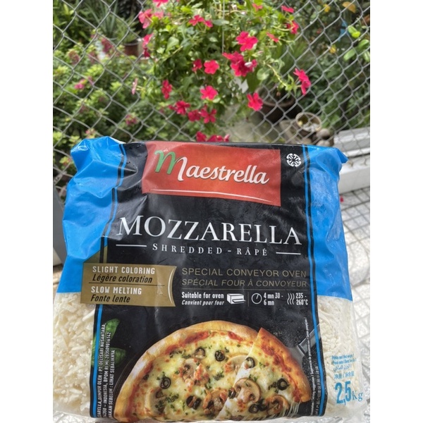 Phô mai bào sợi mozzarella pháp