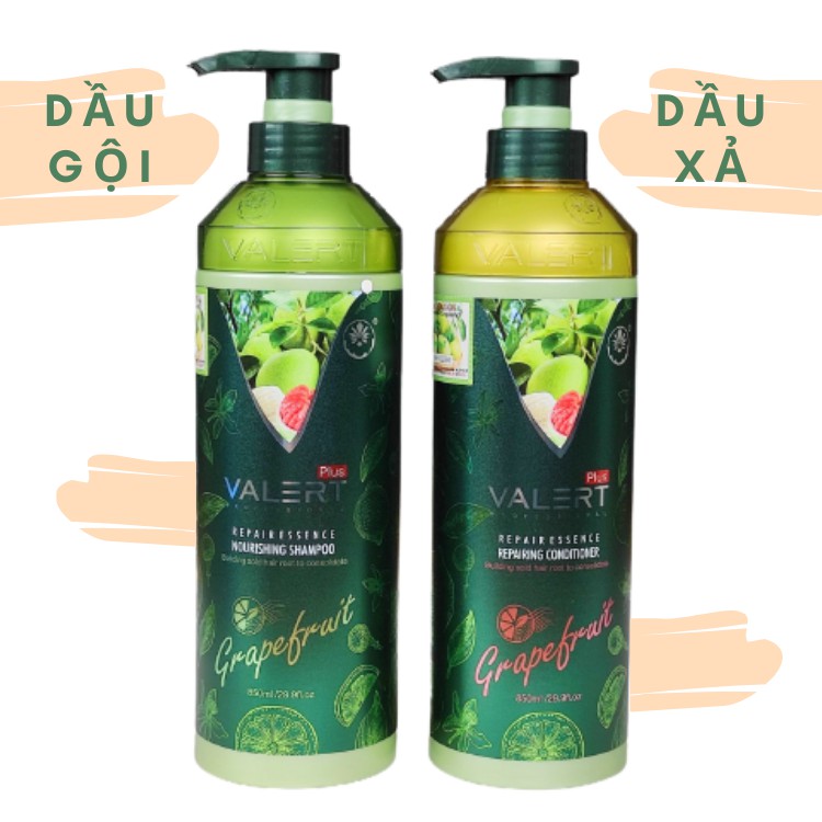 Lẻ Dầu gội bưởi - Dầu xả bưởi grapefruit ngăn rụng tóc 850ml Mẫu mới 2021